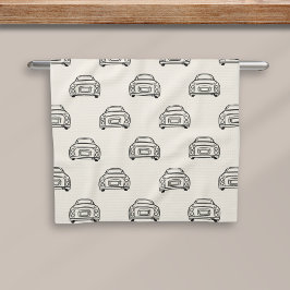Figaro Car Muster Beige Küchentücher