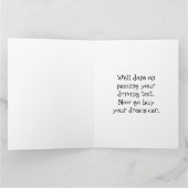 Figaro Car Pass Test Herzlichen Glückwunsch Karte (Innenseite)