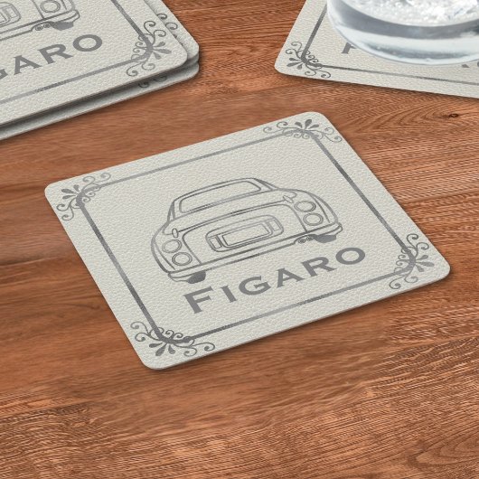 Figaro Car Square Paper Untersetzer