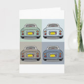 Figaro Cars Leere Grußkarte Karte (Vorderseite)