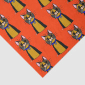 Figaro, das Katzengewebe Seidenpapier (Detail)