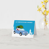 Figaro Feiertags-Karte Karte (Gelbe Blume)