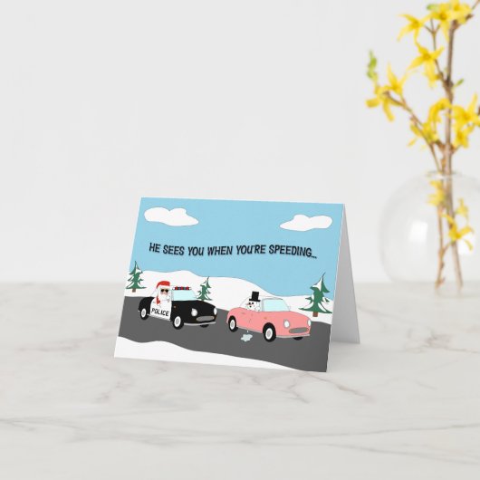 Figaro Holiday Card Karte (Gelbe Blume)