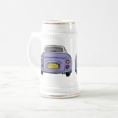 Figaro Monogram Lilac Figaro Car Beer Stein Bierglas (Vorderseite Links)
