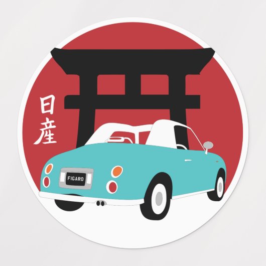 Figaro Stickers Etiketten (Design 3)