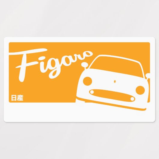 Figaro Stickers Etiketten (Design 2)