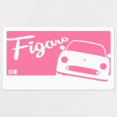 Figaro Stickers Etiketten (Design 1)