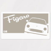 Figaro Stickers Etiketten (Design 1)