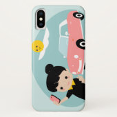 Figaro Telefon-Kasten Case-Mate iPhone Hülle (Rückseite)