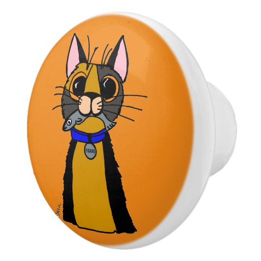 Figaro the Cat Keramik Knob Keramikknauf (Rechts)