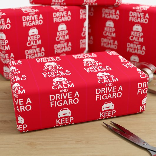 Figaro Wrapping Paper behalten Calm Drive Geschenkpapier