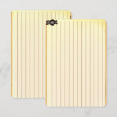 Figdewdrop Bear recipe notecards (Vorne/Hinten)