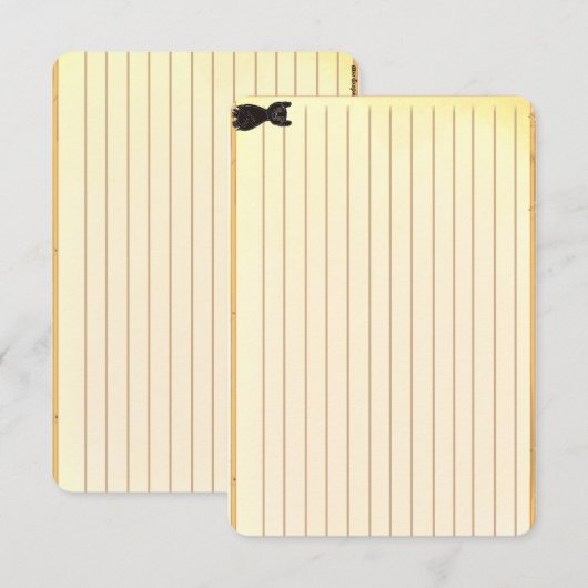 Figdewdrop Blinky the Bat recipe notecards (Vorne/Hinten)