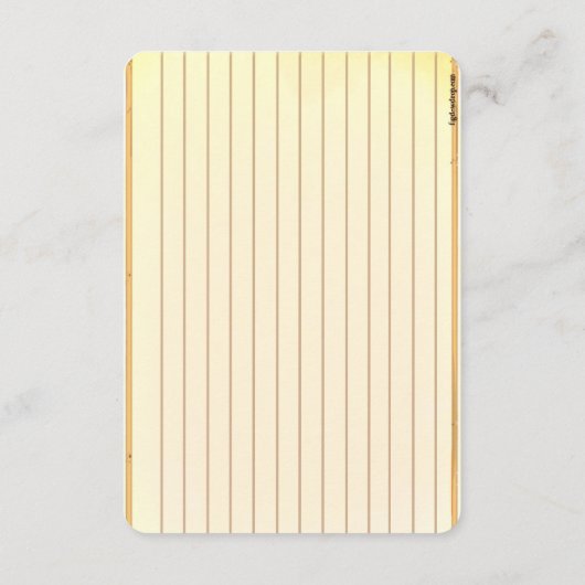 Figdewdrop Bunny recipe notecards (Rückseite)