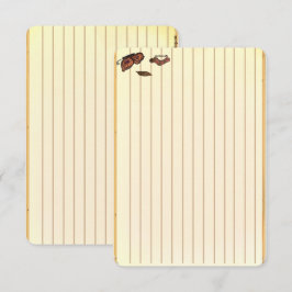 Figdewdrop caterpillar butterfly recipe notecards