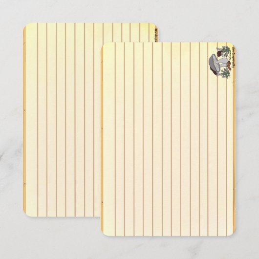 Figdewdrop caterpillar & mushroom recipe notecards (Vorne/Hinten)