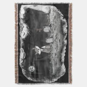figdewdrop Fig & Blinky Graveyard Throw Blanket Decke (Vorderseite Vertikal)