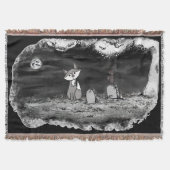figdewdrop Fig & Blinky Graveyard Throw Blanket Decke (Vorderseite)