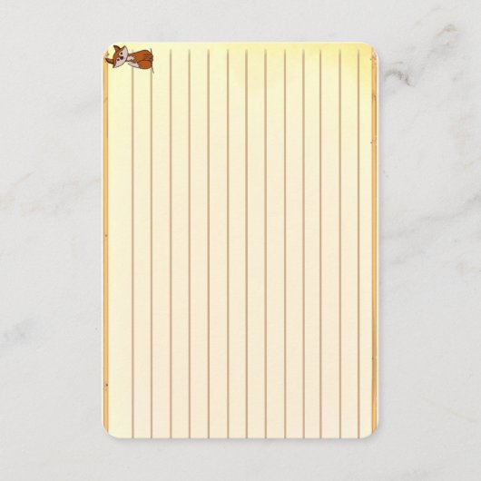 Figdewdrop Fig the fox recipe notecards (Vorderseite)