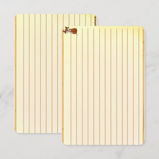 Figdewdrop Fig the fox recipe notecards (Vorne/Hinten)