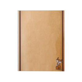 Figdewdrop Fig the fox tear away notepad Notizblock