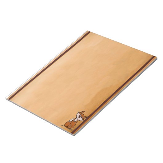 Figdewdrop Fig the fox tear away notepad Notizblock (angewinkelt)