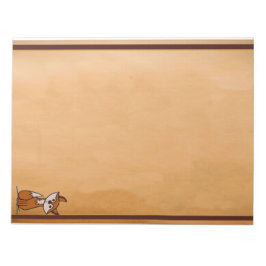 Figdewdrop Fig the fox tear away notepad Notizblock