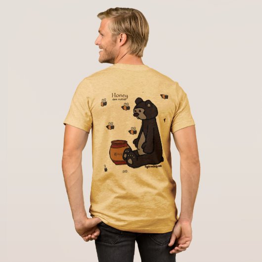 figdewdrop Honey Dew Nuthin Tri-Blend Shirt (Rückseite voll)