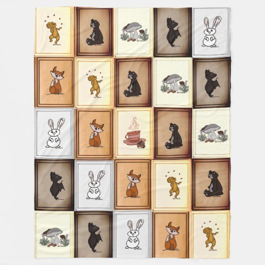 figdewdrop Quilt It Relax Everybody Fleece Blanket (Vorderseite)