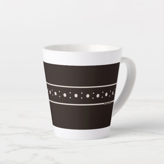 Figdewdrop Relax Cup Black BlinkyBat sm Latte Mug Milchtasse (Rechte Ecke)