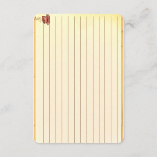 Figdewdrop Relax Cup recipe notecards (Vorderseite)