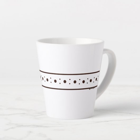 Figdewdrop Relax Tasse weiß klein Latte Becher (Rechte Ecke)