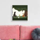 figdewdrop Spring Day Stretched Canvas Print Leinwanddruck (Insitu (Wohnzimmer))