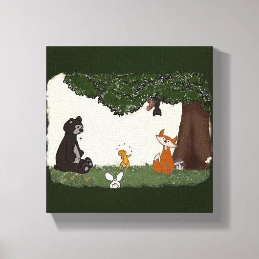 figdewdrop Spring Day Stretched Canvas Print Leinwanddruck (Vorderseite)