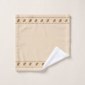 figdewdrop Squirrel Acorn & Leaves Bath Towel Set (Waschlappen)