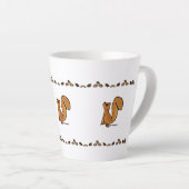 figdewdrop Squirrel Acorn & Leaves Small Latte Cup Milchtasse (Rechte Ecke)