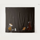 figdewdrop Watch the Stars Extra large Tapestry Wandteppich (Vorderseite (Horizontal))