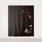 figdewdrop Watch the Stars Extra large Tapestry Wandteppich (Vorderseite)