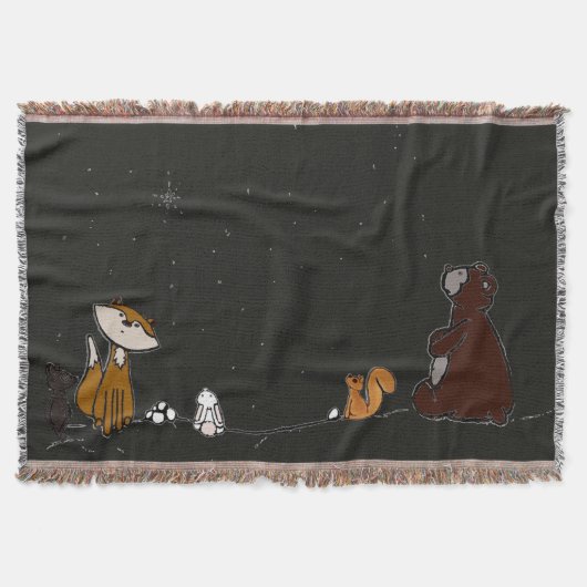 figdewdrop Watch the Stars Throw Blanket Decke (Vorderseite)