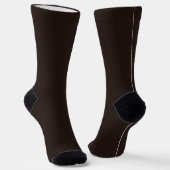 figdewdrops Bär dunkelbraune Crew Socken (Gewinkelt)