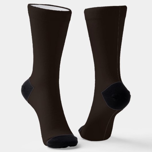 figdewdrops Bear dark brown crew socks Socken (Gewinkelt)