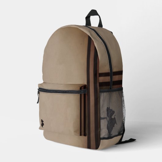 figdewdrops Blinky the Bat Backpack Bedruckter Rucksack (Rückseitige Ecke Rechts)