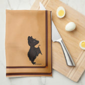 figdewdrops Blinky the Bat kitchen towel Geschirrtuch (Viertel Falte)