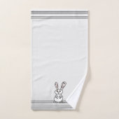 figdewdrops Bunny Badehandtuch-Set Badhandtuch Set (Handtuch)