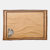 figdewdrops caterpillar mushrm brn kitchen towel geschirrtuch (Horizontal)