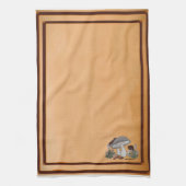 figdewdrops caterpillar mushrm brn kitchen towel geschirrtuch (Vertikal)