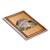 figdewdrops caterpillar mushroom notebook notizblock (Rechte Seite)
