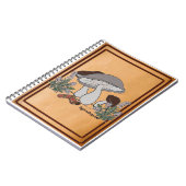 figdewdrops caterpillar mushroom notebook notizblock (Linke Seite)