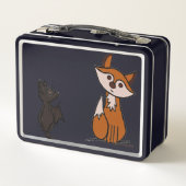 figdewdrops Fig Fox & Blinky Bat Lunch Box (Rückseite)