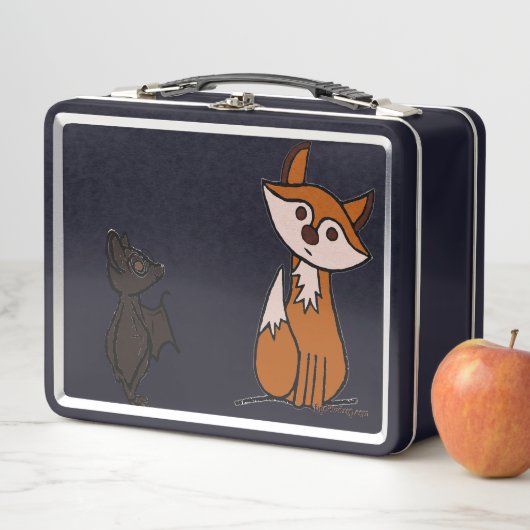 figdewdrops Fig Fox & Blinky Bat Lunch Box (Beispiel)